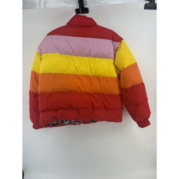 Lego Target Women's M Puffer Jacket Coat Vest Multicolor  Zip Off Sleeves Read - Picture 7 of 13